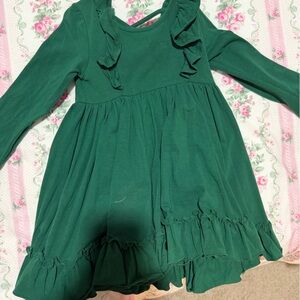 Green Ruffled Serendipity dress